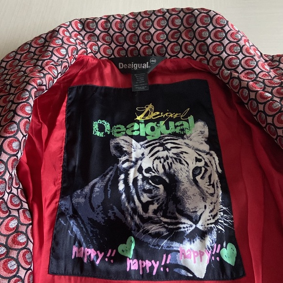 DESIGUAL Coat Multicolor - Picture 6 of 11